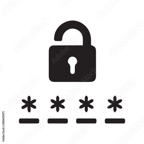 lock icon set