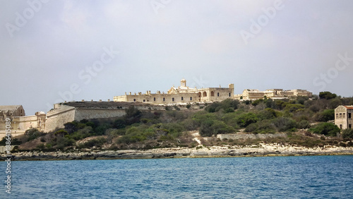 Wallpaper Mural View  from tourist boat of Chapel of St Anthony of Padua in Manoel Island in ​​Malta Torontodigital.ca