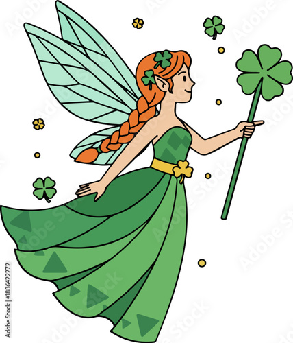 Magical Irish Clover Fairy