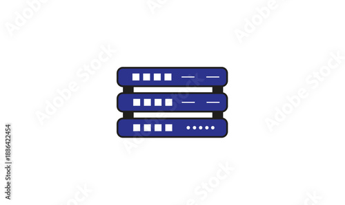 Server icon vector design.