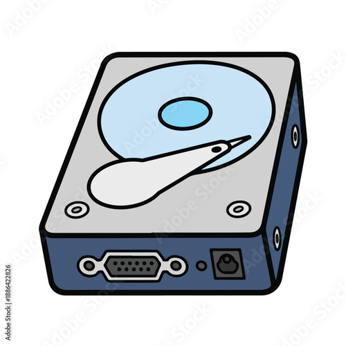 External Hard Drive with USB Connection.