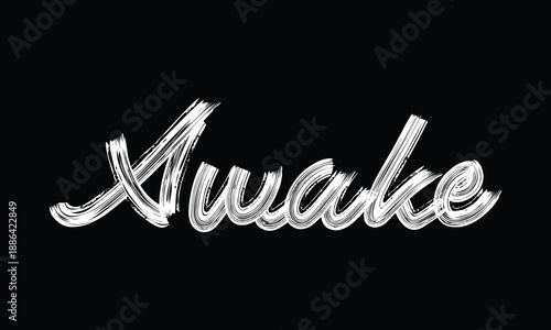 Minimal black and white typography artwork featuring a powerful single word inspired by global activism, human rights, and social justice themes. Clean brush lettering design suitable for protest post