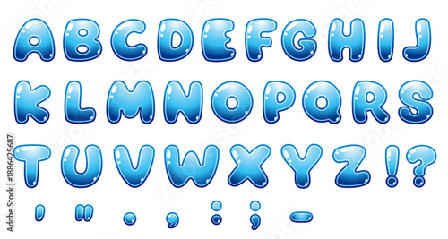 ぷっくり立体ベクター英字アルファベットA–Zセット｜見出しやバナーに使える汎用文字素材