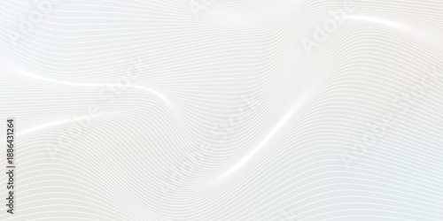 Premium background design with white line pattern (texture) in luxury pastel colour. Abstract horizontal vector template.