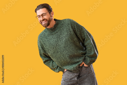 Portrait of happy young man...