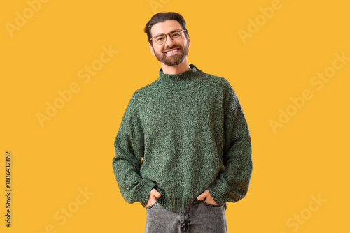 Portrait of happy young man...