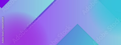 Elegant purple to light blue gradient with layered diagonal shapes and soft shadows