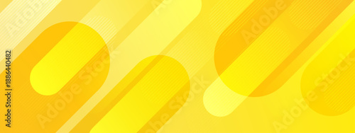 Bright yellow and orange energy background with overlapping diagonal rounded rectangles and subtle textures for web header