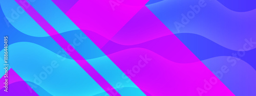 Fluid blue waves combined with sharp purple geometric shapes creating a high-contrast futuristic aesthetic for creative projects