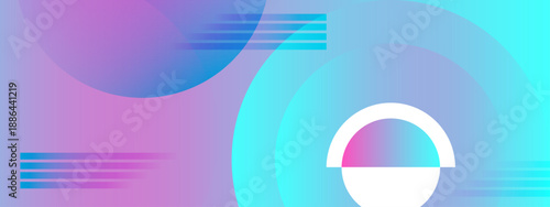 Aesthetic pastel gradient background featuring soft circles and horizontal motion lines for modern presentation slides