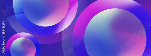 Ethereal deep violet and blue spheres with soft aura lighting and mystical gradient atmosphere for cinematic display