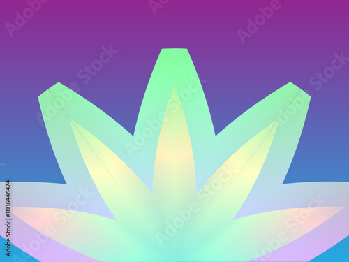 simple background with half circle dynamic line art shape	