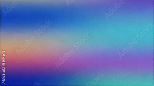 A blurred image of colorful abstract shapes in a gradient pattern