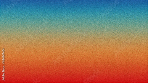 Vibrant Gradient Transition from Blue to Red Hue in a Smooth Ombré Style Illustration