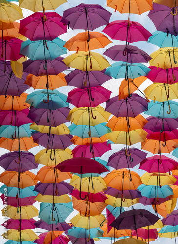 Colorful umbrellas