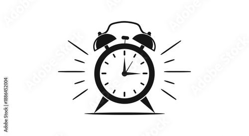 alarm clock vector illustration