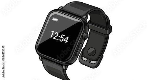 This is likely a generic smartwatch, possibly a model like the Hello Watch or Reflex Active Smart Watch. 
