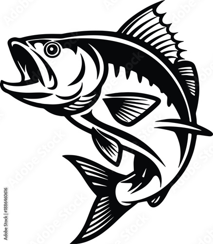 Fishing icon vector format sign