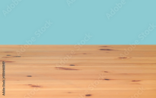 Empty wooden surface agains...