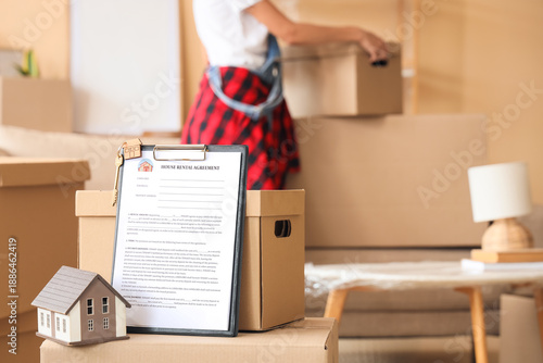 House rental agreement with...