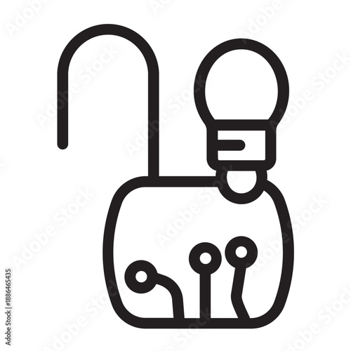 intellectual property line icon