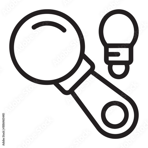 inspiration line icon