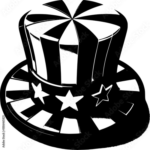 Gift box vector illustration with ribbon and bow surrounded by drink and beverage icons