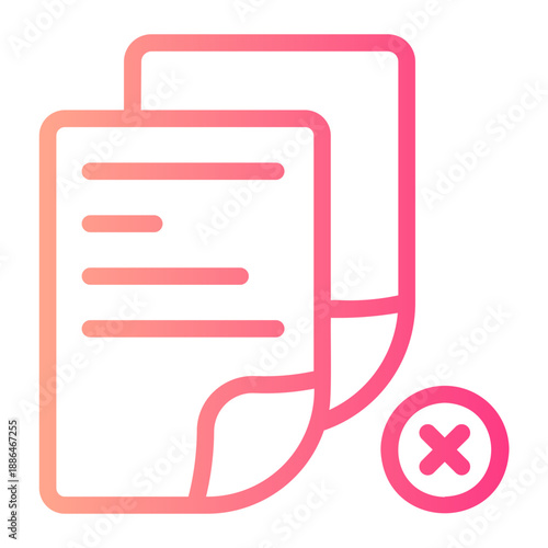 plagiarism gradient icon