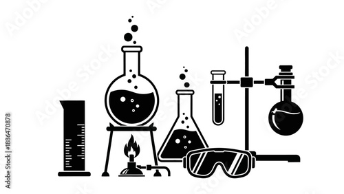 Laboratory equipment for scientific experiments and research.