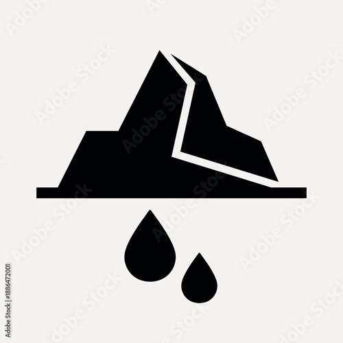 Climate change flat icon element vector