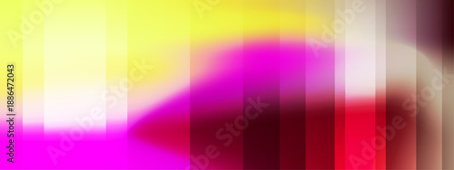 Vibrant pink and yellow linear stripes with soft motion blur effect background