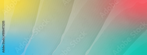 Abstract fluid waves with red yellow and blue gradient texture