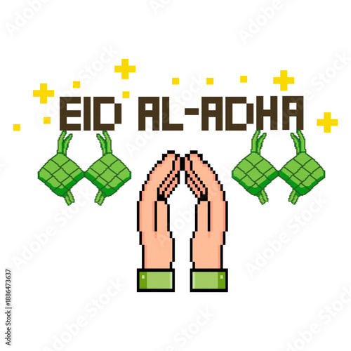 Eid Al Adha Greeting Hand Pixel