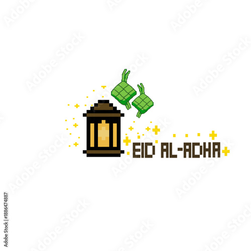 Eid Al Adha Greeting Typography