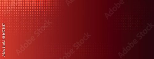 Red background with a gradient effect, featuring a dotted texture. The background is modern and vibrant, with a deep red color throughout. Minimal halftone texture, halftone dotted background vector