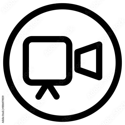 Video Camera Recording Vector Illustration