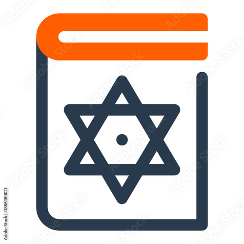 Ancient Book vintage magic spellbook icon