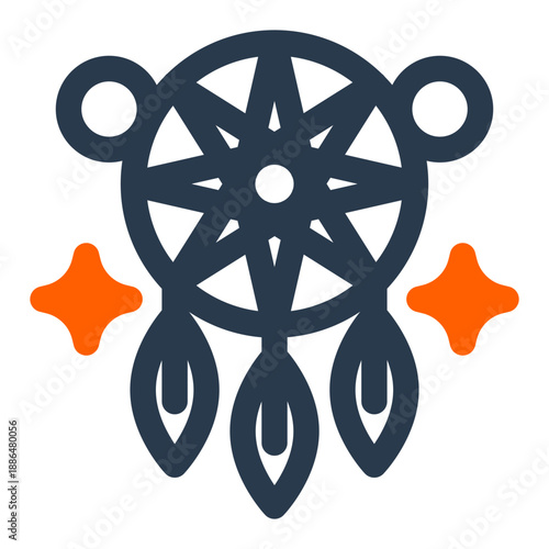 Dreamcatcher spiritual protection charm icon