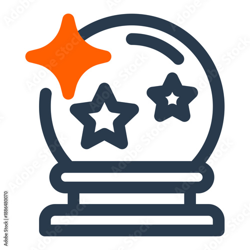 Crystal Ball fortune telling divination icon