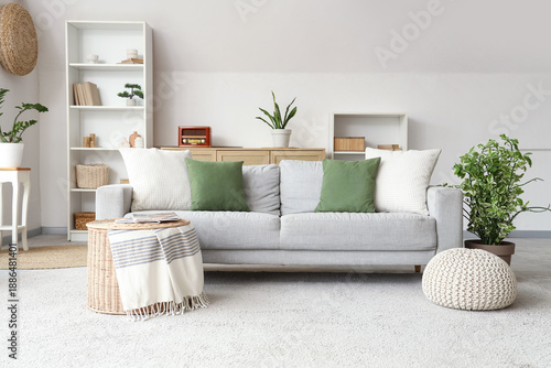 Interior of stylish living ...