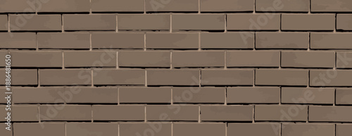 Brown brick background, background with a textured, rustic style. The background features brown, earthy tones and a solid brick pattern. Brick texture background vector wallpaper