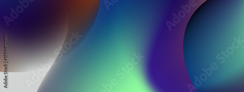 Elegant deep ocean blue and purple blur gradient background with smooth motion flow for professional use