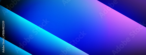 Smooth deep purple and cyan blue diagonal light blend background