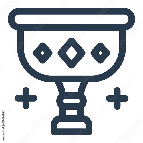 Chalice sacred ritual goblet icon