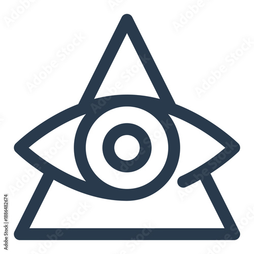 Third Eye spiritual awakening vision symbol icon