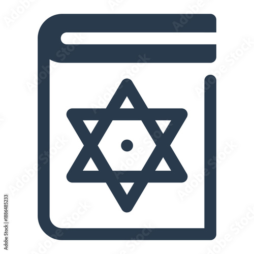 Ancient Book vintage magic spellbook icon