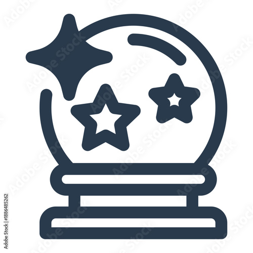 Crystal Ball fortune telling divination icon