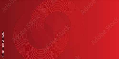 Collection of red concentric circles. Collection of radial sound wave or sonar rings. Pack of radar icon symbols, targets, dashed lines, halftones.