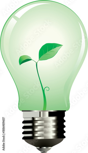 Vector sketch illustration of modern abstract mascot symbol logo icon design of green energy utilization for companies that maintain environmental sustainability by saving energy