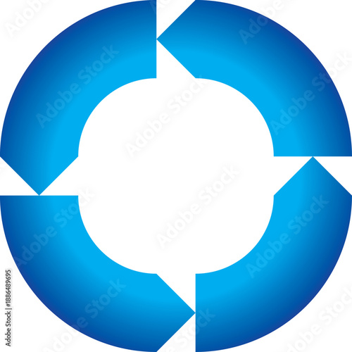 Vector sketch illustration of modern abstract mascot symbol logo icon design utilizing green energy recycling system for companies that maintain environmental sustainability 